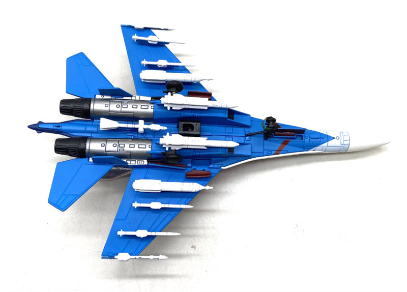 FLOZ Russian Warriors Performance Team Super Flanker SU-35 #55 Performance Aircraft 1:100 Aircraft Pre-built Model