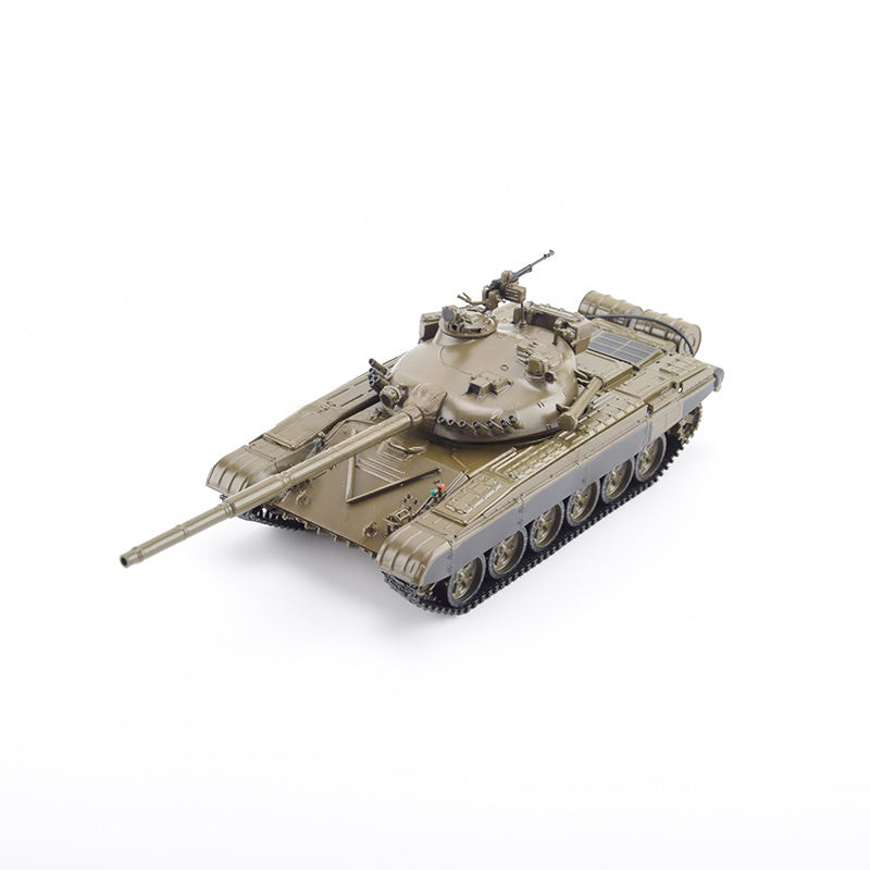 Modimio Soviet tracked main battle tank T-72A Army green 1:43 Tank Pre-built Model
