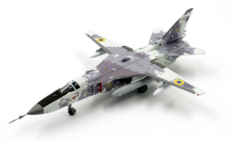 Calibre Wings SU-24MR Ukrainian 59 Yellow 1:72 Aircraft Pre-built Model