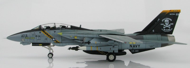HOBBY MASTER US Navy F-14B VF-103 Jolly Rogers 1:72 Model 2004 USS J. F. Kennedy 60th Anniversary AA103 / 163217
