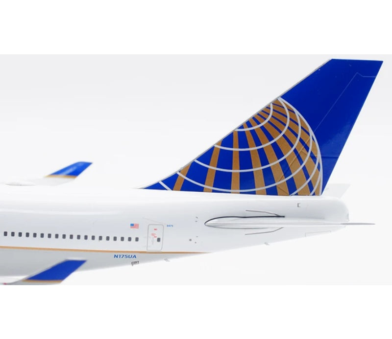 JC Wings 1:200 United Airlines B747-400 N175UA Flaps down DIECAST Model
