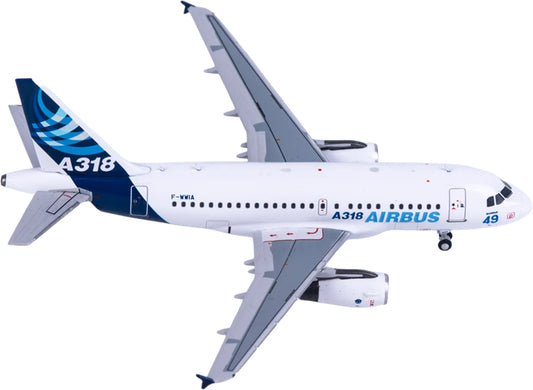 NG Models 1:400 Airbus A318-100 F-WWIA  DIECAST Model