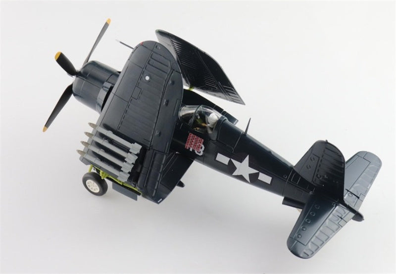 Hobby Master F4U-4 Corsair White 13 Capt. Kenneth Walsh (21 kills) VMF-222 Okinawa 1945 1:48 Airplane Pre-built Model