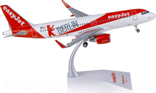 JC Wings easyJet for Airbus A320 OE-IZQ 1:200 Airplane Pre-built Airliner Model Display