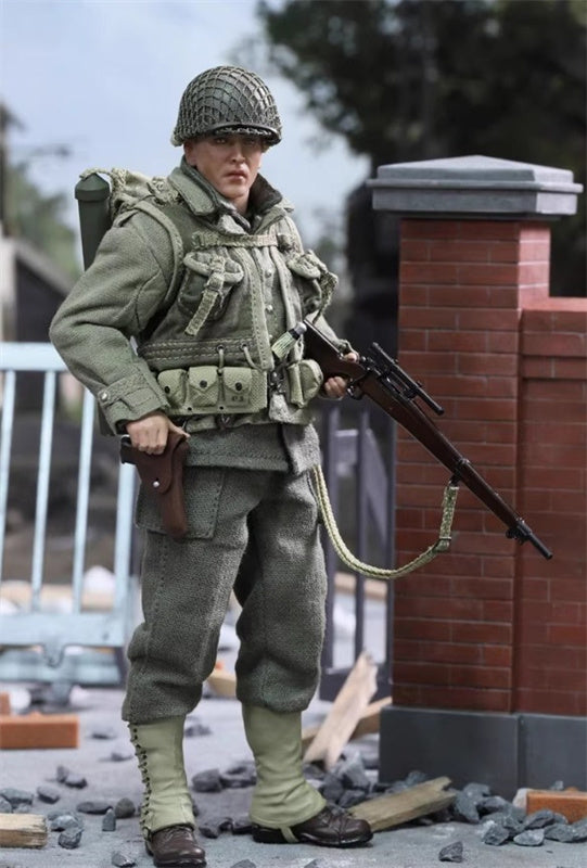 DID WWII US 2ND RANGER- PRIVATE JACKSON 1:12 Figure Pre-built Model