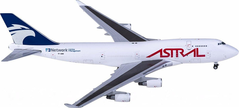 JC Wings Astral Aviation Boeing 747-400F TF-AMM 1:400 Diecast Model view 1