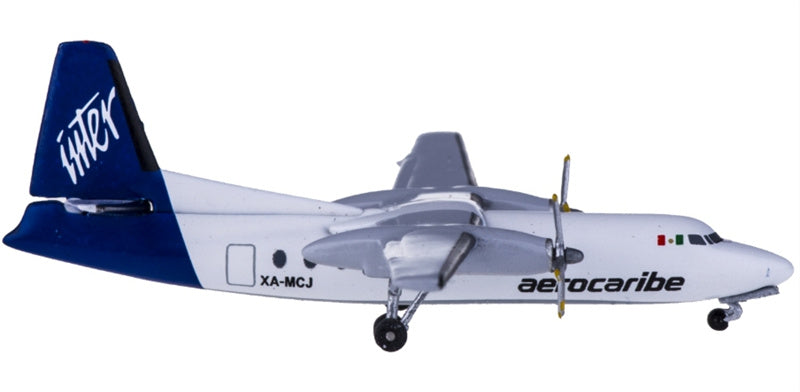 AeroClassics Aerocaribe Fokker F-27 XA-MCJ 1:400 Diecast Model view 2
