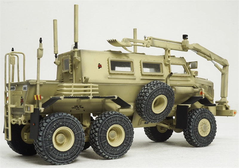 T-MODEL Buffalo Lightning Protection Vehicle US 101st Airborne Division Iraq 2006 desert color 1:72 Tank Pre-built Model