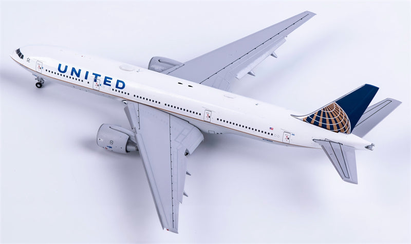 JC Wings 1:400 United Airlines Boeing 777-200ER N78001 Flaps down DIECAST Model