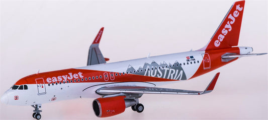JC Wings easyJet Airbus A320 OE-IVA Austria 1:400 Diecast Model view 1