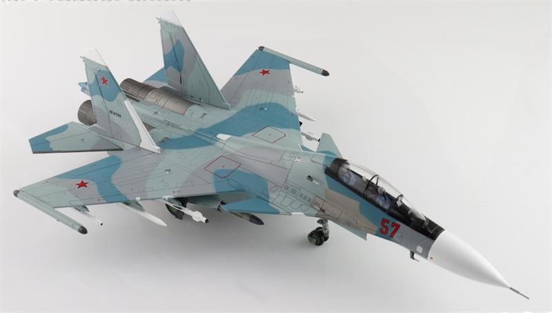 HOBBY MASTER Sukhoi SU30SM Flanker Red 57 Russian Air Force 2018 1:72 Aircraft Pre-built Model