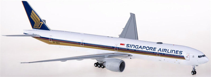 JC Wings Singapore Airlines Boeing 777-300ER 9V-SWY 1:200 Airplan Diecast Model view 3