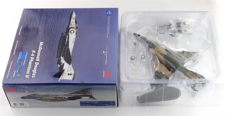 HOBBY MASTER McDonnell Douglas F4D Phantom II USAF MIG Killer 66-7463/OY 665th TFS 432nd TRW Thailand Oct 1972 1:72 Aircraft Pre-built Model