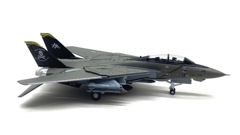 FLOZ F14 Tomcat fighter jet Fine edition dark gray 1:100 Aircraft Pre-built Model