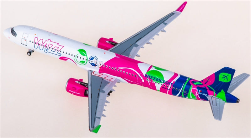 NG Models Wizz Air for Airbus A321neo 9H-WNM 1:400 Aircraft Pre-built  Airliner Model Display