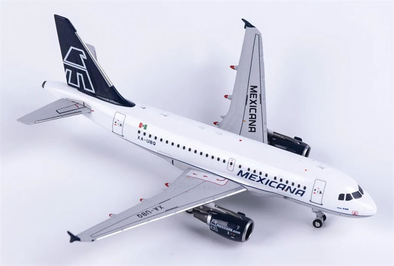 NG Models 1:400 Mexicana Airbus A318-100 XA-UBQ  DIECAST Model