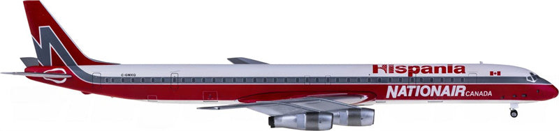 AeroClassics Hispania for Douglas DC-8-61 C-GMXQ 1:200 Aircraft Pre-built  Airliner Model Display