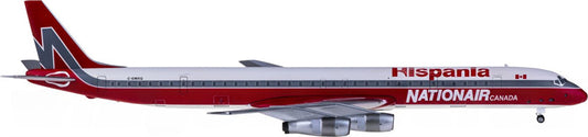 AeroClassics Hispania Douglas DC-8-61 C-GMXQ 1:200 Diecast Model view 1