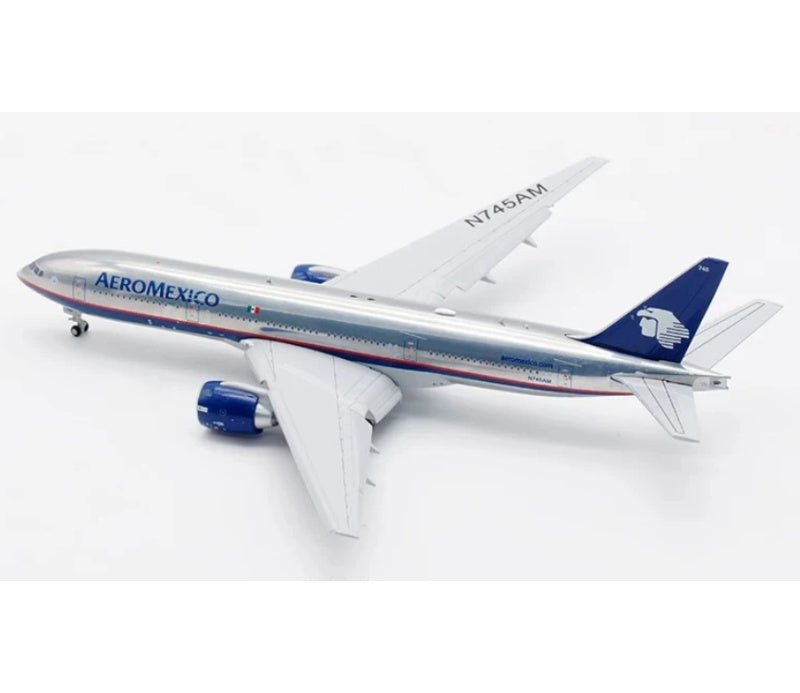 JC Wings 1:400 Aeromexico 777-200ER N745AM Flaps down DIECAST Model