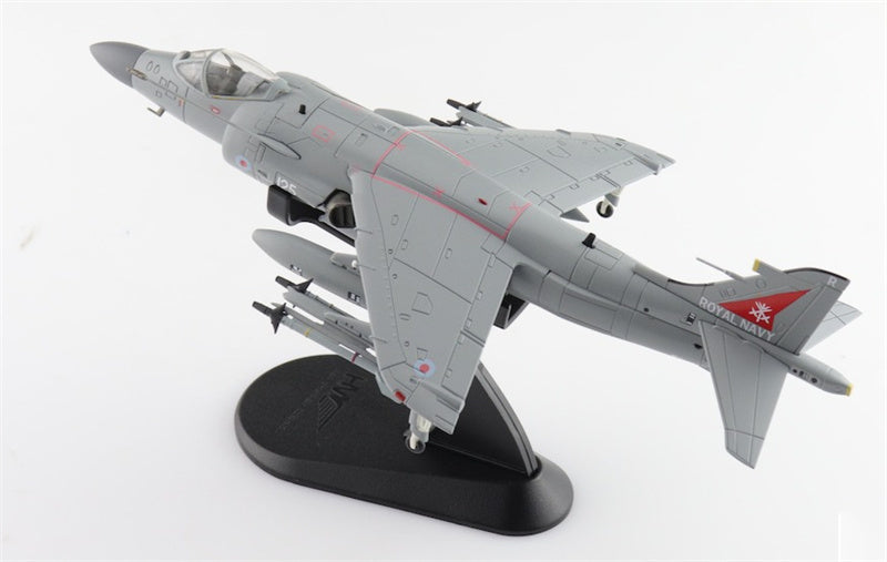HOBBY MASTER Sea Harrier FA.2 ZH804 Royal Navy Fairford 2002 (w/ Sea Eagle missiles) 1:72 Aircraft Pre-built Model