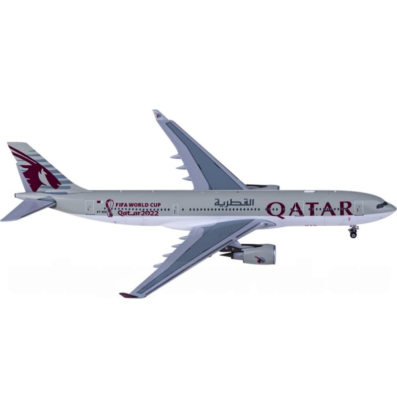 NG Models Qatar Airbus A330-200 A7-ACS 1:400 Aircraft Pre-built  Airliner Model Display