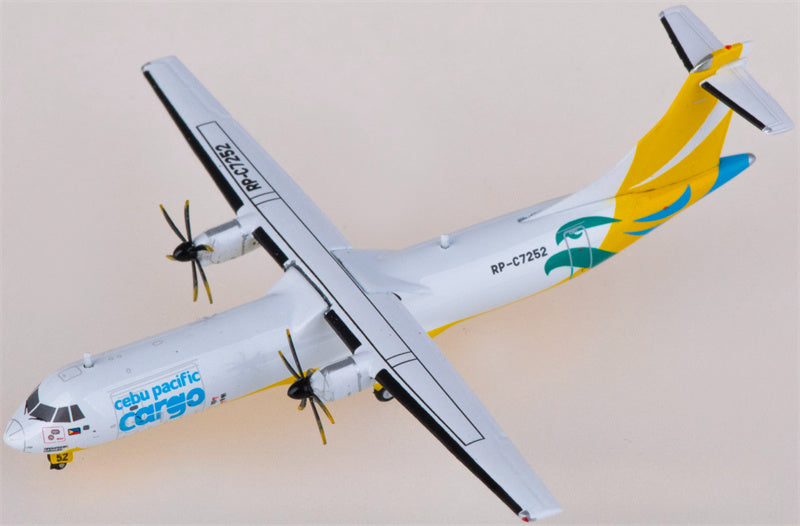 JC Wings Cebu Pacific Air for ATR-72-500F RP-C7252 1:400 Airplane Pre-built  Airliner Model Display