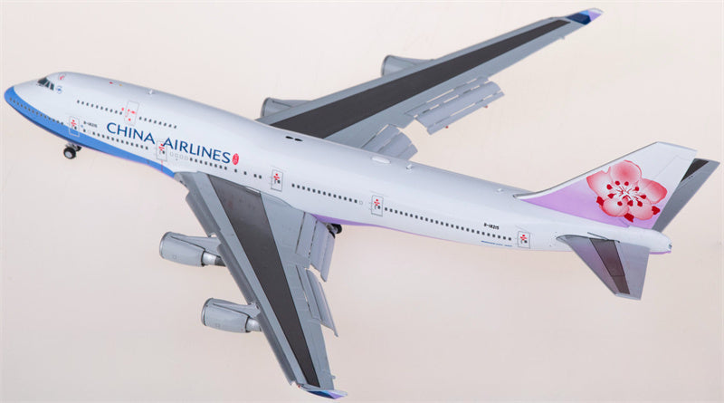 JC Wings China Airlines Boeing 747-400 B-18215 Flaps Down 1:400 Diecast Model view 3