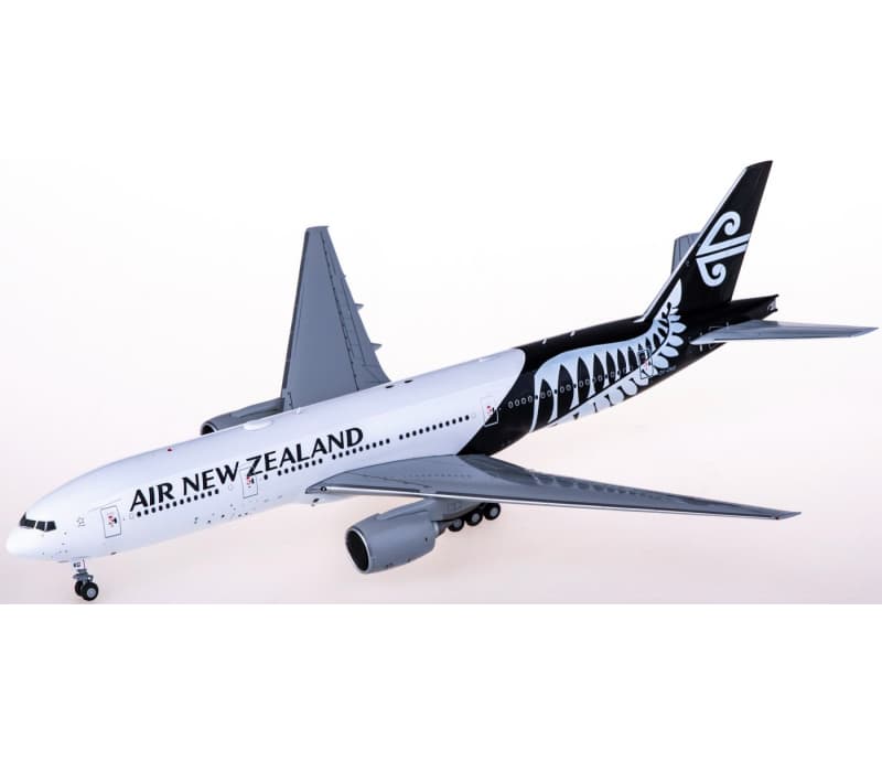 JC Wings Air New Zealand Boeing 777-200ER ZK-OKG 1:200 Aircraft Pre-built  Airliner Model Display
