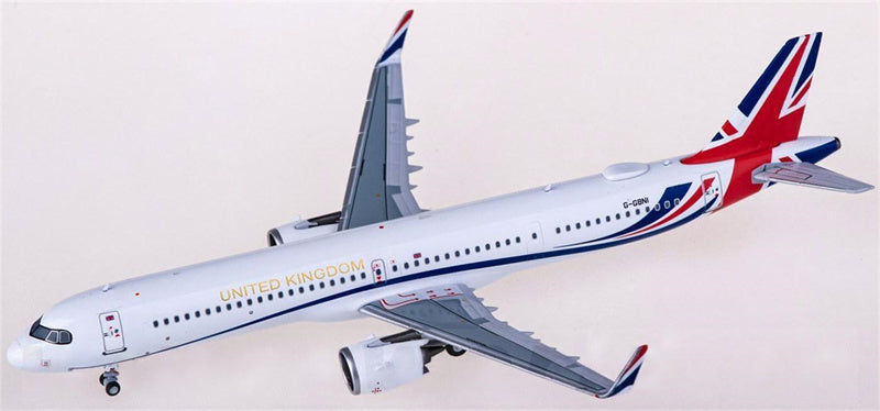 NG Models RAF Airbus A321neo G-GBNI 1:400 Diecast Model view 2