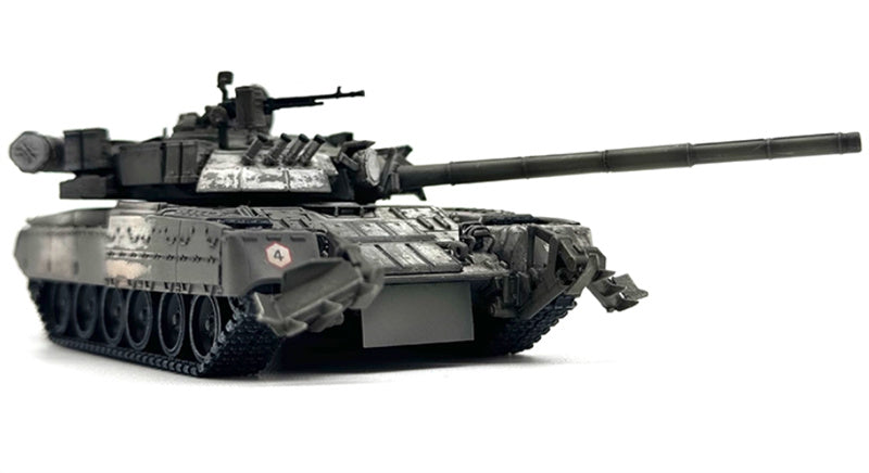 ARTISAN Russian T80U main battle snow w/ mine plow lot of modified parts and etchings 1:72 Tank Pre-built Model