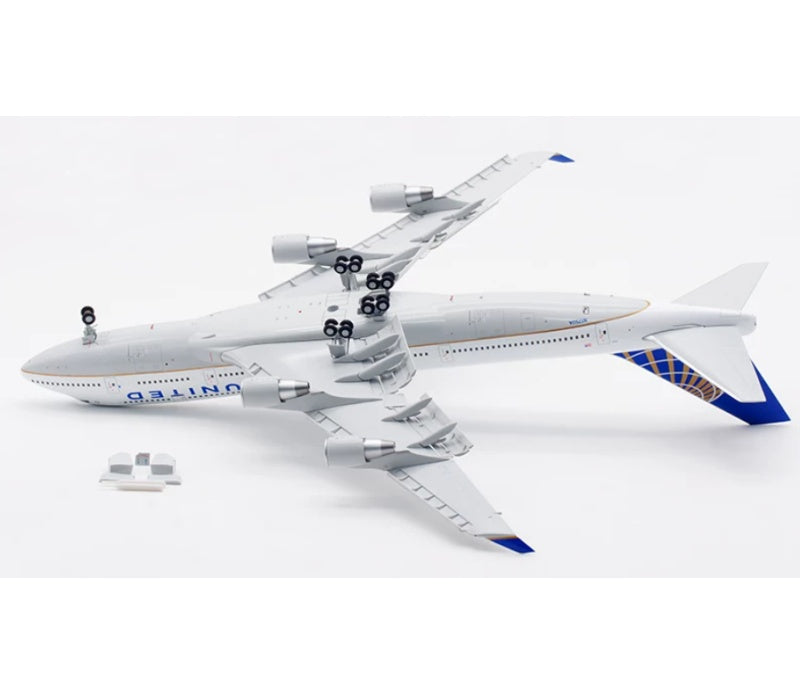 JC Wings 1:200 United Airlines B747-400 N175UA Flaps down DIECAST Model