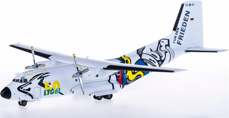 Herpa Luftwaffe Transall C-160 LTG 61 5048 1:200 Diecast Model view 1