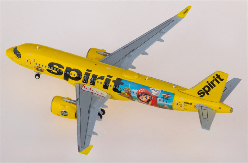 JC Wings Spirit Airlines Airbus A320neo N986NK 1:400 Aircraft Pre-built  Airliner Model DisplayJC Wings Spirit Airlines Airbus A320neo N986NK 1:400 Aircraft Pre-built  Airliner Model Display