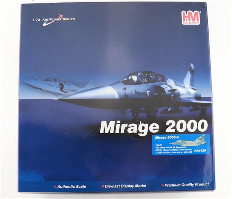 HOBBY MASTER Dassault Mirage 2000-5 188-EF/45 100 Years of SPA 88 Squadron EC3/11 Corse 2017 (2 x 2000l fuel tank 1x 1300l fuel tank 2 x MICA IR 4 x MICA EM) 1:72 Aircraft Pre-built Model