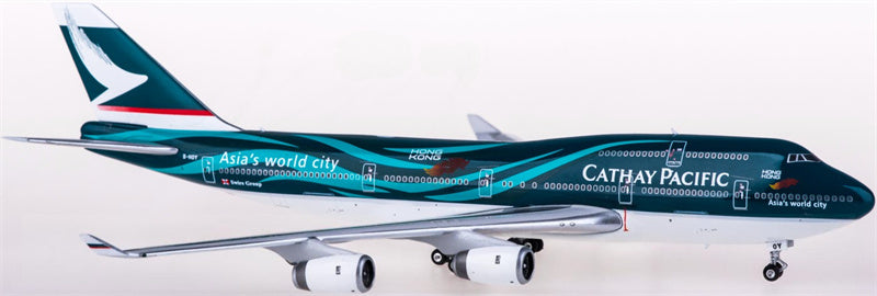 Phoenix 1:400 Cathay Pacific Boeing 747-400 B-HOY Asia world City Model
