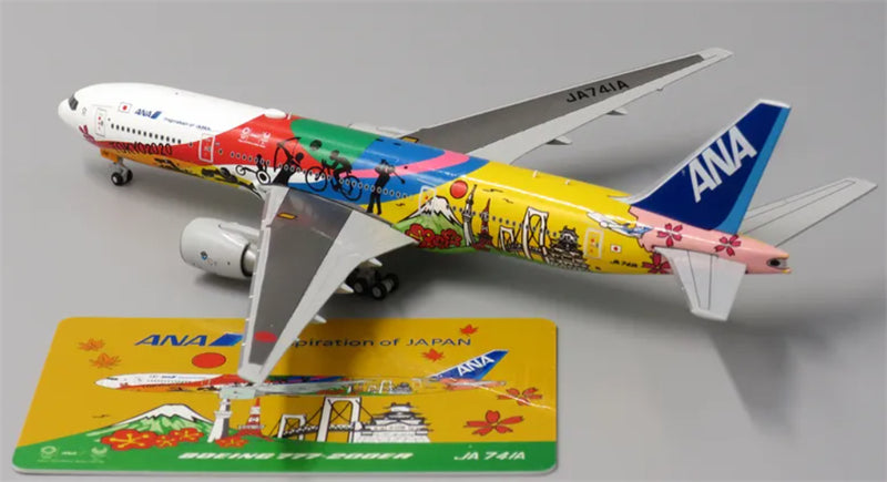JC Wings 1:400 ANA Boeing 777-200 JA741A  DIECAST Model