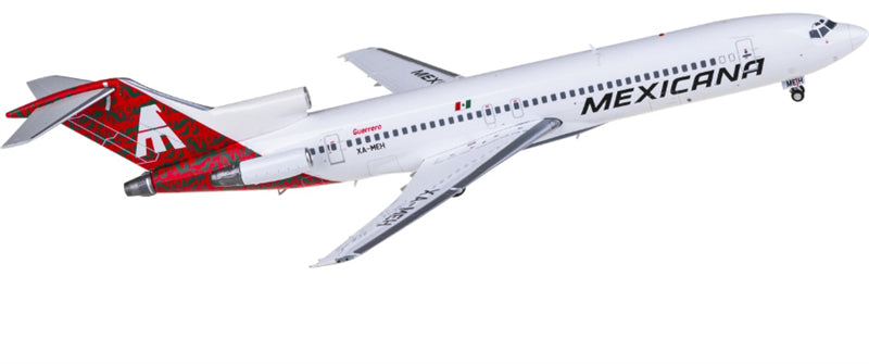 JC Wings Mexicana Boeing 727-200 XA-MEH 1:200 Diecast Model view 4