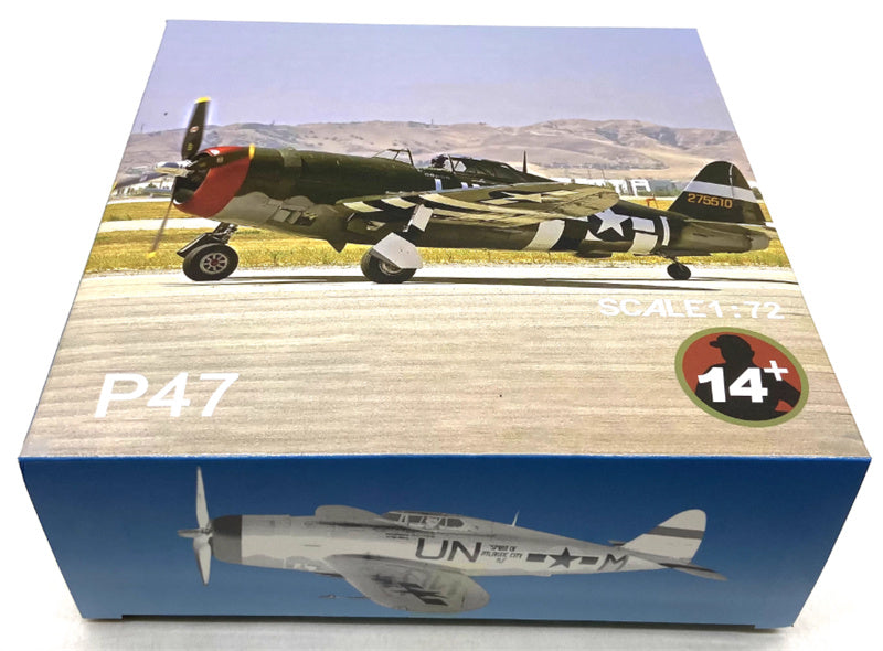 FLOZ US P-47 Thunderbolt fighter jet 1:72 Aircraft Pre-built Model