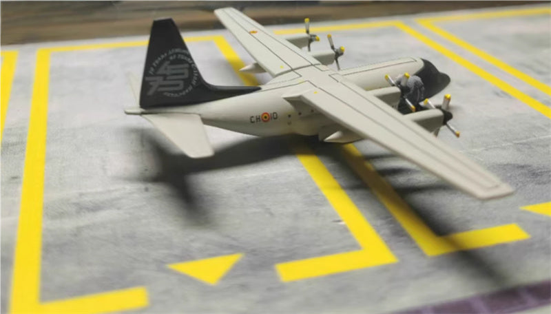 Herpa Belgian Air Component Lockheed C-130H Hercules 15th Wing Air Transport 70th Anniversary Limited Edition 1:500 Aircraft Pre-built Model