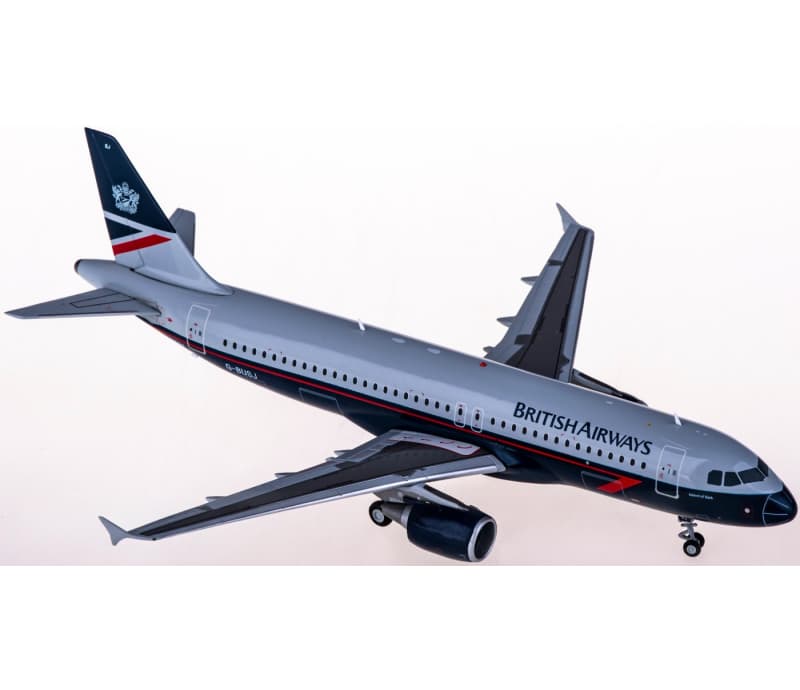 JC Wings British Airways Airbus A320 G-BUSJ 1:200 Aircraft Pre-built  Airliner Model Display