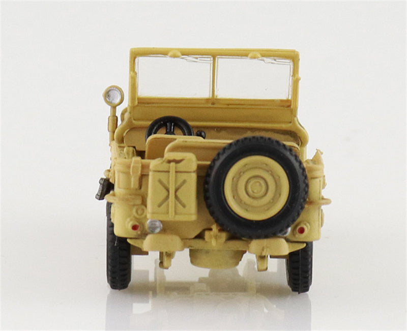 HOBBY MASTER US 1/4 ton Military Vehicle British 8th Army 1943 Gen. Bernard Montgomery 1:72 Tank Pre-built Model