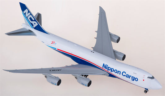 JC Wings Nippon Cargo Airlines Boeing 747-8F JA13KZ 1:400 Diecast Model view 1