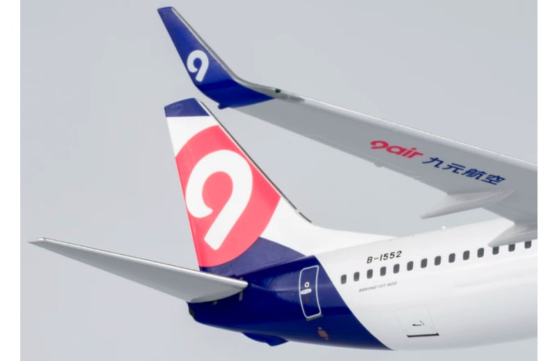 NG Models 1:200 9 Air B737-800/w B-1552  DIECAST Model