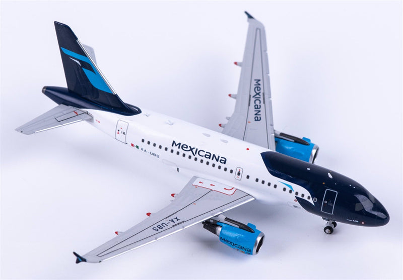 NG Models Mexicana Airbus A318 XA-UBS 1:400 Diecast Model view 1