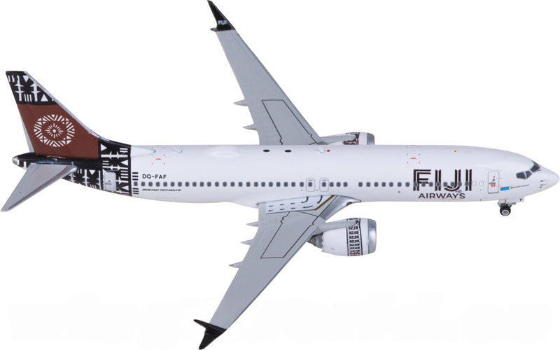 フェニックス・フィジー・エアウェイズ ボーイング737 MAX 8 DQ-FAF 1:400スケール 飛行機組み立て済み旅客機モデル ディスプレイ