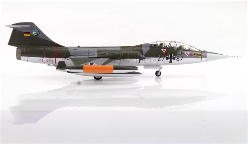 HOBBY MASTER TF-104G Starfighter 27+87 JG 74 Molders 1970s 1:72 Airplane Pre-built Model