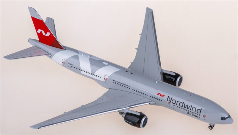 Phoenix Nordwind Airlines for Boeing 777-200ER VP-BJJ 1:400 Airplane Pre-built  Airliner Model Display