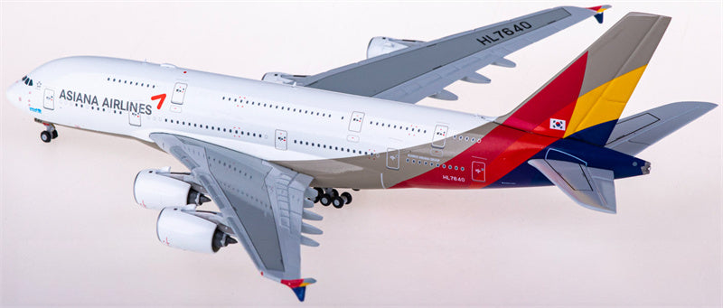 Geminijets Asiana Airlines Airbus A380 HL7640 1:400 Diecast Model view 4