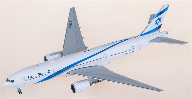 Geminijets 1:400 El Al Boeing 777-200ER 4X-ECB Model