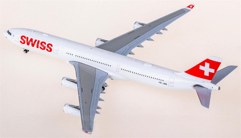 JC Wings 1:400 Swiss Airbus A340-300 HB-JMB Diecast Model view 4